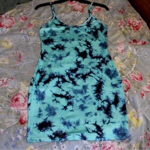Bodycon tie dye dress